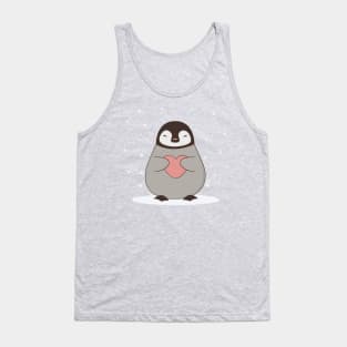 Kawaii Cute Winter Penguin Tank Top